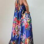 Floral Maxi Dress Party Bri..