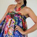 Floral Maxi Dress Party Bri..
