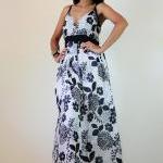 Floral Maxi Dress Black and..