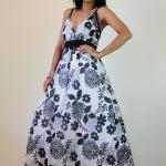 Floral Maxi Dress Black and..