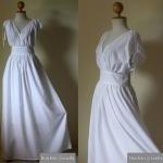 White Evening Dress - high ..