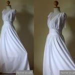 White Evening Dress - high ..