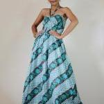Strapless Maxi Dress Sexy S..