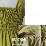 Long Olive Green Maxi Dress..