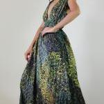 Peacock Maxi Dress - Boho S..