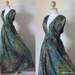 Peacock Maxi Dress - Boho S..