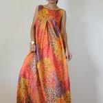 Peacock Maxi Dress Funky Ca..