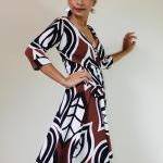 Short Brown White Dress Fun..