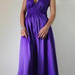 Purple Maxi Dress Classy El..