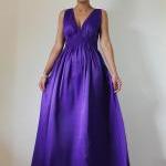 Purple Maxi Dress Classy El..