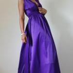 Purple Maxi Dress Classy El..