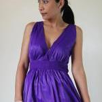 Purple Maxi Dress Classy El..