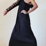 Long Black Dress Funky Tube..
