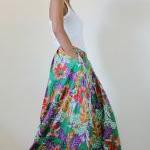 Floral Maxi Skirt : Feel Go..