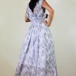 Black and White Maxi Dress ..