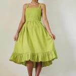 Short green dress Bridesmai..