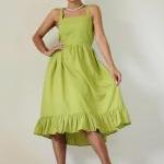Short green dress Bridesmai..