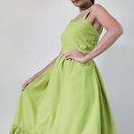 Short green dress Bridesmai..