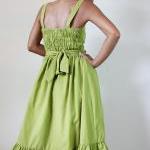 Short green dress Bridesmai..