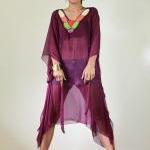Chiffon Kaftan Blouse Loose..