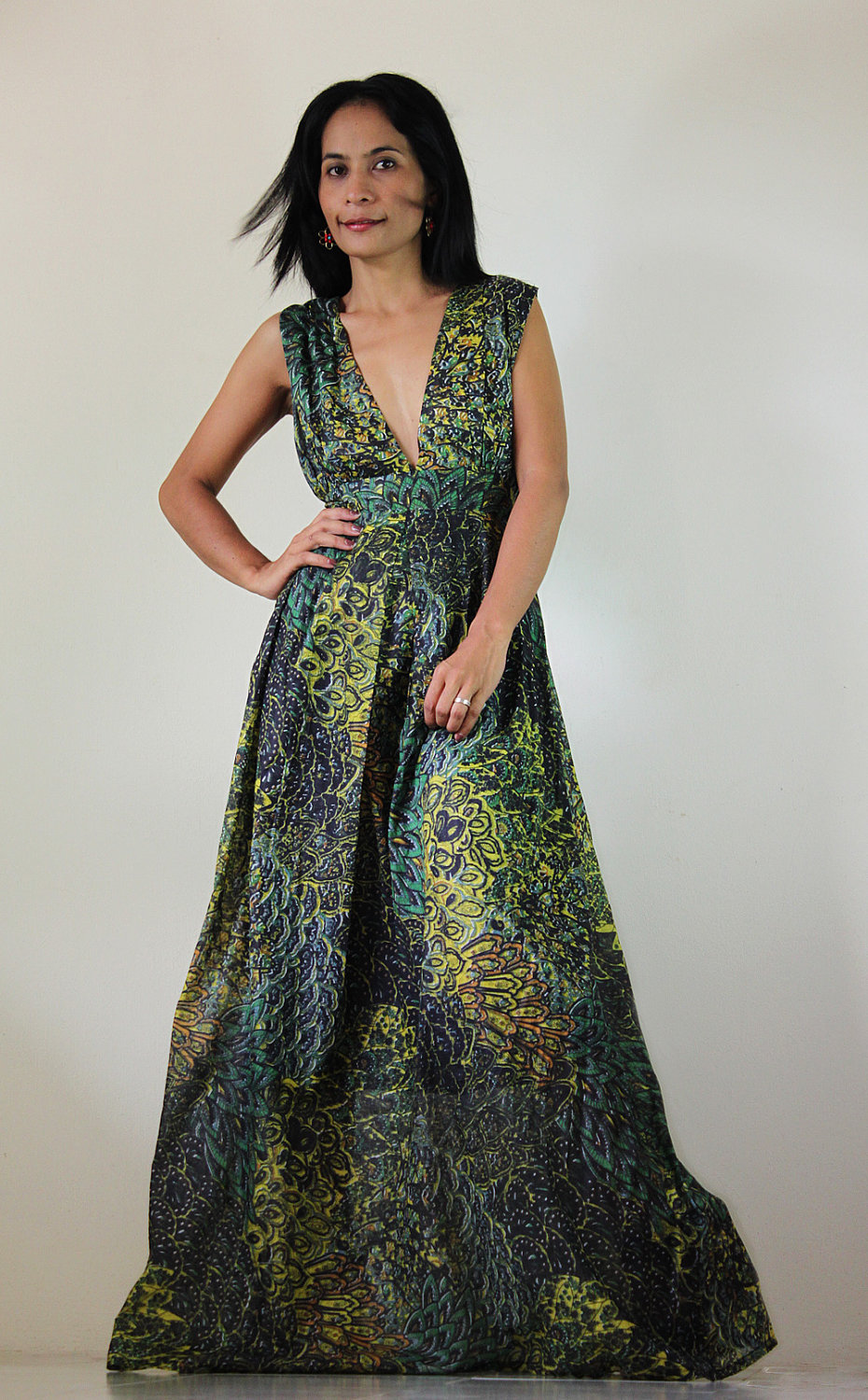 formal boho gown